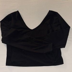Lululemon align long sleeve shirt black